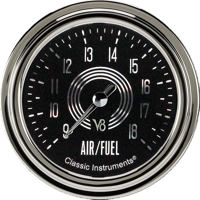 Classic Instruments V8 Speedster 2 5/8" Air Fuel Ratio Gauge - V8SR394SLC