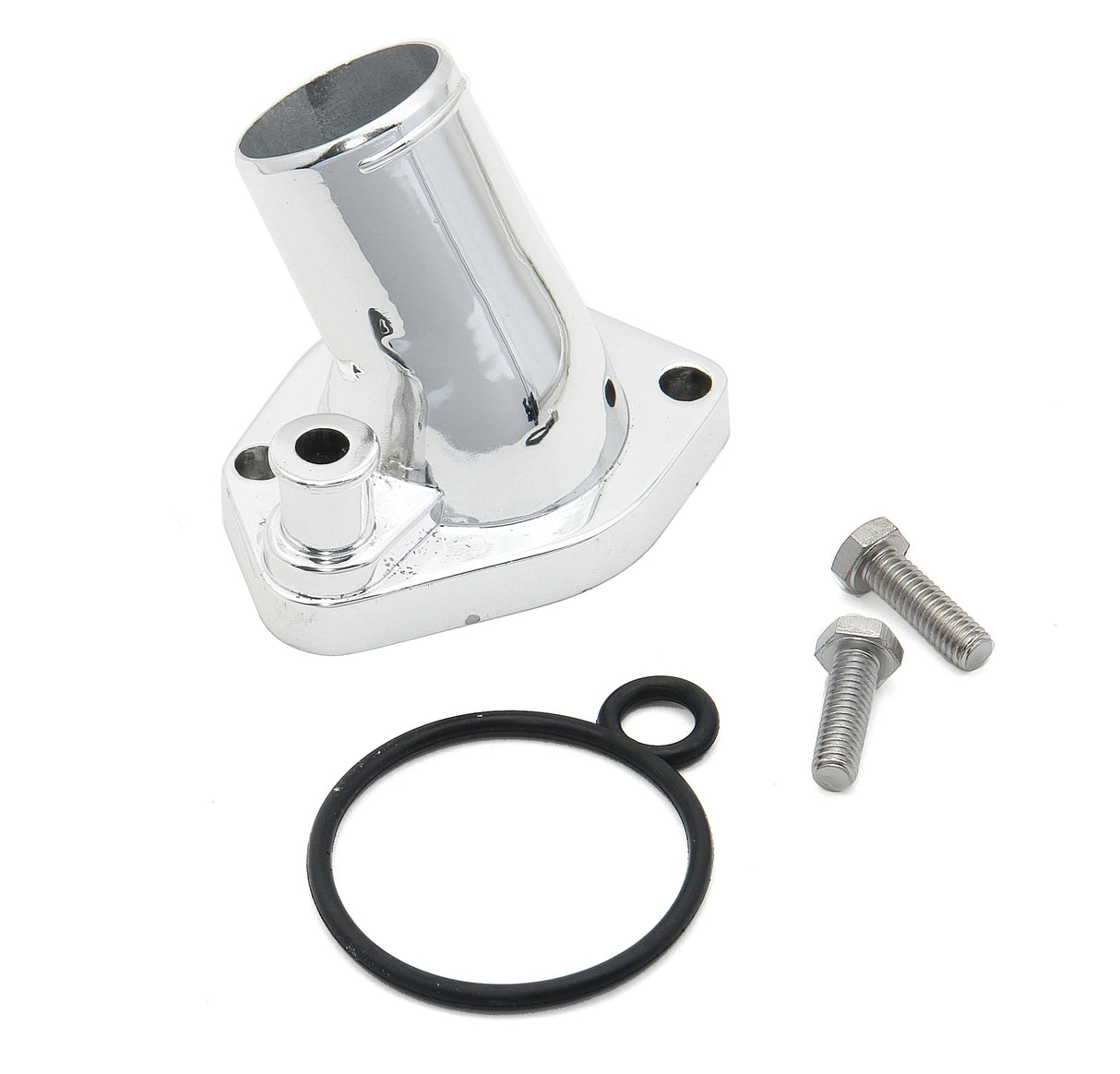 Mr Gasket O-Ring Style Chrome Water Neck - 45 Degree - 2662