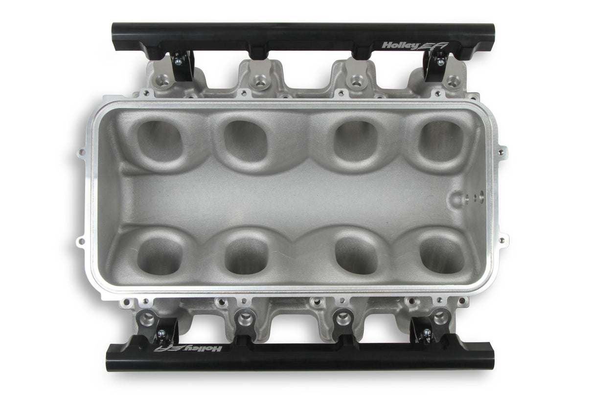 Holley 300-670 Lo-Ram Manifold Base and Fuel Rails Single Fuel Injector GM LS3/L92