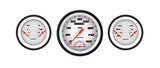 Classic Instruments Velocity White Three Gauge Set - VS61WBLF