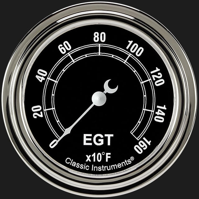 Classic Instruments Traditional 2 5/8" Exhaust Gas Temp. Gauge - TR398SLF