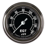 Classic Instruments Traditional 2-1/8" Exhaust Gas Tempature Gauge - TR198SLF