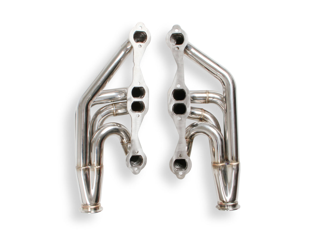 Flowtech Small Block Chevy Turbo Headers - Polished Finish - 11570FLT