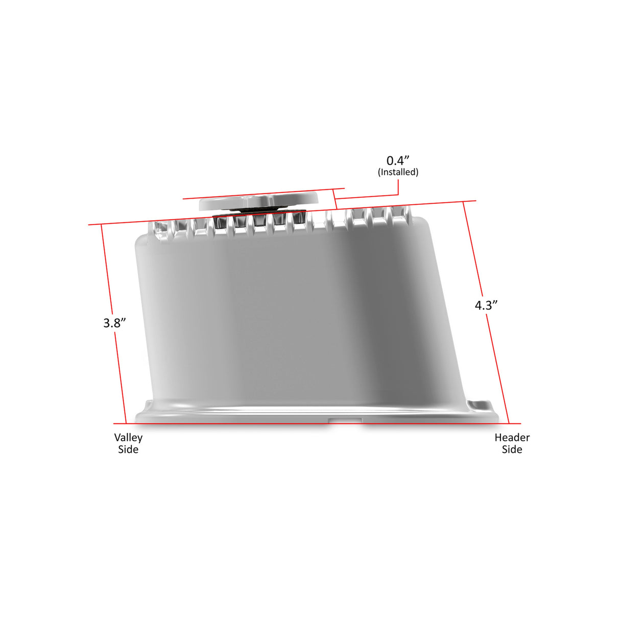 Holley 241-151 Tall M/T Valve Covers for Big Block Chevy Engines - Polished Finish