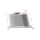 Holley 241-151 Tall M/T Valve Covers for Big Block Chevy Engines - Polished Finish