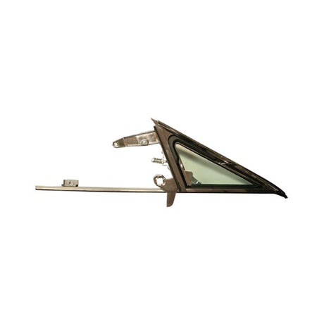 Scott Drake Vent Window Frame and Glass Assembly, Tinted, Driver Side - C8ZZ-65222405TK