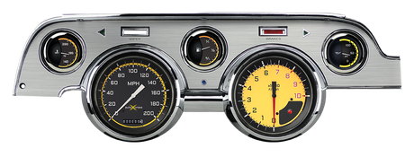 Classic Instruments AutoCross Yellow 1967-68 Mustang - MU67AXYBA