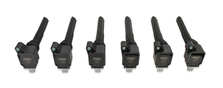 MSD Ignition Coil - Ford EcoBoost - 3.5L V6 - Black - 6-Pack - 827063