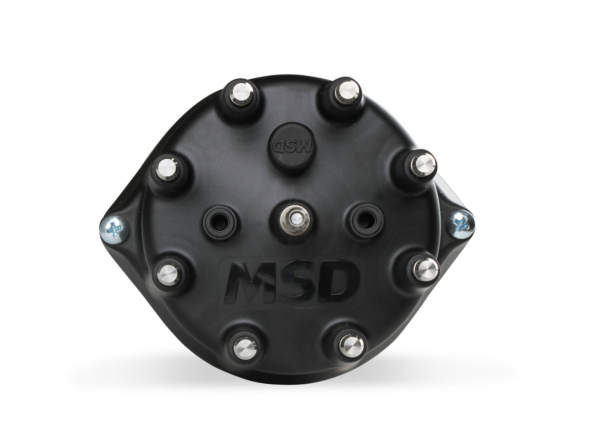MSD Distributor Ford 289-302, Pro Billet, Small Black Cap, Steel Gear - 857951