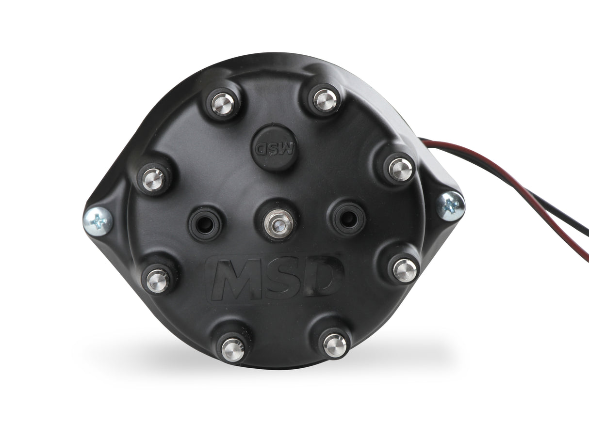 MSD Black Distributor Ford 289-302, Pro Billet, Small Cap, Steel Gear - 857931