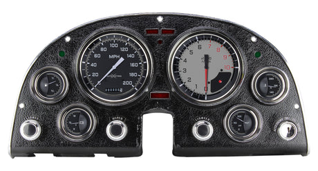 Classic Instruments 63-67 VETTE AUTO CROSS GREY, OLED-LS - CO63DAXG-LS
