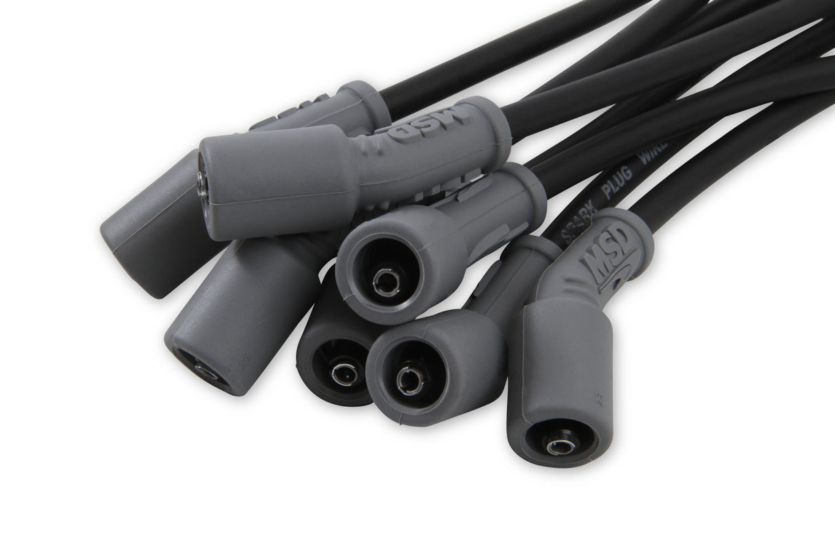 MSD Super Conductor Spark Plug Wire Set - 99-13 GM Truck & SUV - Black - 32823