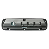 Scott Drake 289 Aluminum Valve Covers Black Powder Coat - 6A582-289