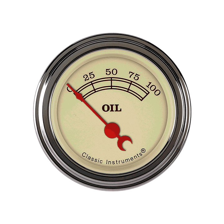 Classic Instruments Vintage 2 1/8" Oil Pressure - VT81SLF
