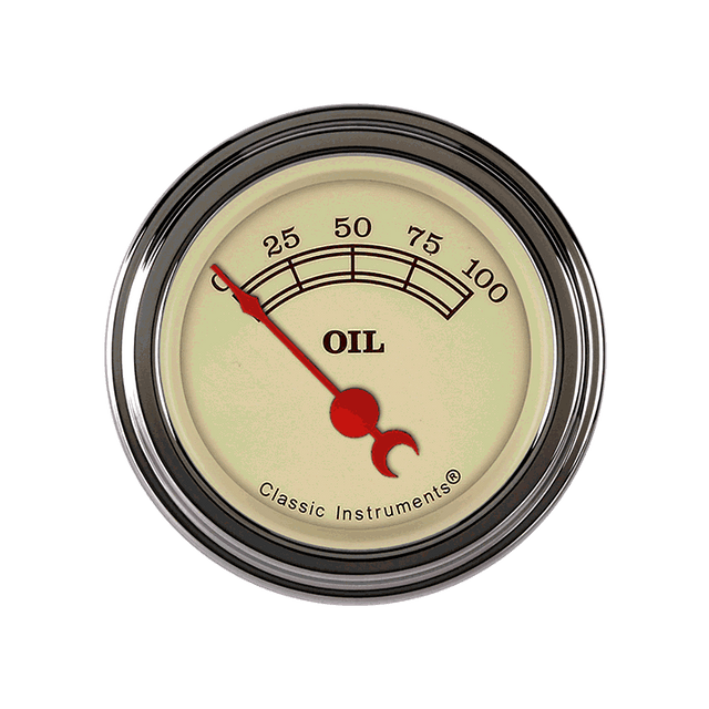 Classic Instruments Vintage 2 1/8" Oil Pressure - VT81SLF