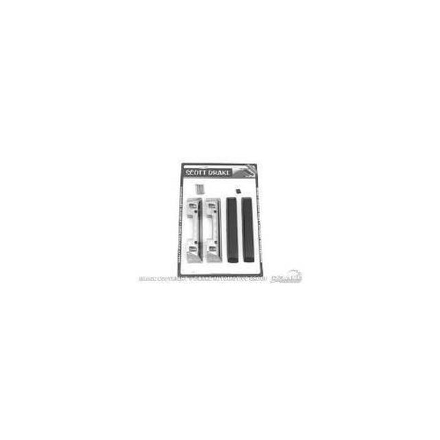 Scott Drake Arm Rest Base & Pad Kit (Black) - KIT-INT-2-BK
