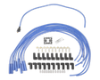 ACCEL Spark Plug Wire Set - 8mm - Universal - Blue Wire with Blue Straight Boots - 5040B
