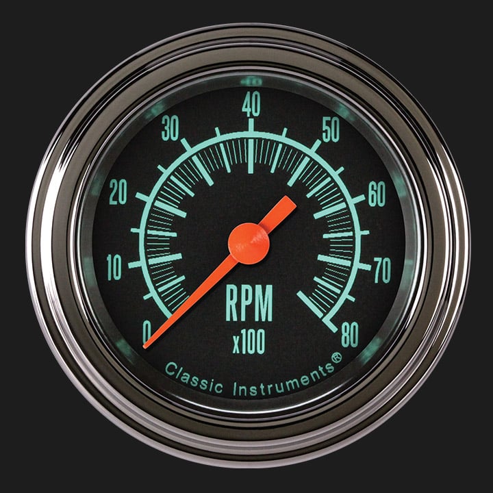 Classic Instruments G/Stock 2 1/8" Tachometer - GS183SLF
