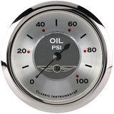 Classic Instruments All American 2-5/8" Oil Pressure Gauge - AW381SRC