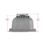 Holley 241-134 Valve Covers - Muscle Series - Finned - SBC - Natural