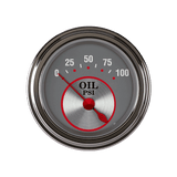 Classic Instruments Silver Series 2 1/8" Oil Pressure - SS81SLF