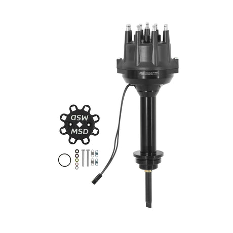 MSD Black Chrysler 426, 440 Pro-Billet Distributor - 85463