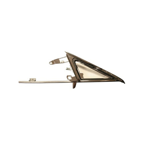 Scott Drake Vent Window Frame and Glass Assembly, Clear, Driver Side - C8ZZ-65222405CK