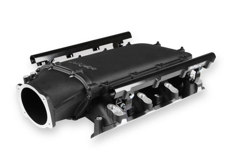 Holley 300-680BK Ultra Lo-Ram Manifold Kit Single Injector- Black - GM LS3/L92