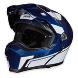 Simpson Motorcycle Journey Bandit Helmet - Blue/White - Extra Large - JBDUWXL