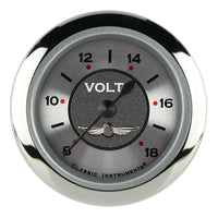 Classic Instruments All American 2-1/8" Volt Gauge - AW130SRC