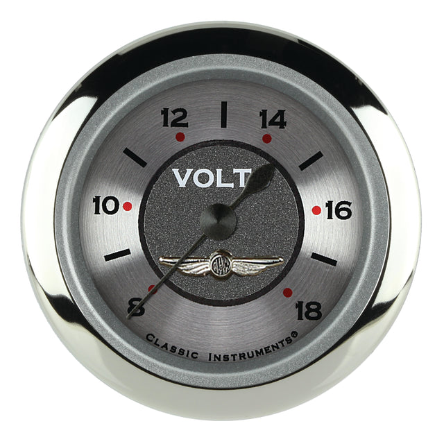 Classic Instruments All American 2 1/8" Voltage Gauge - AW130SRC