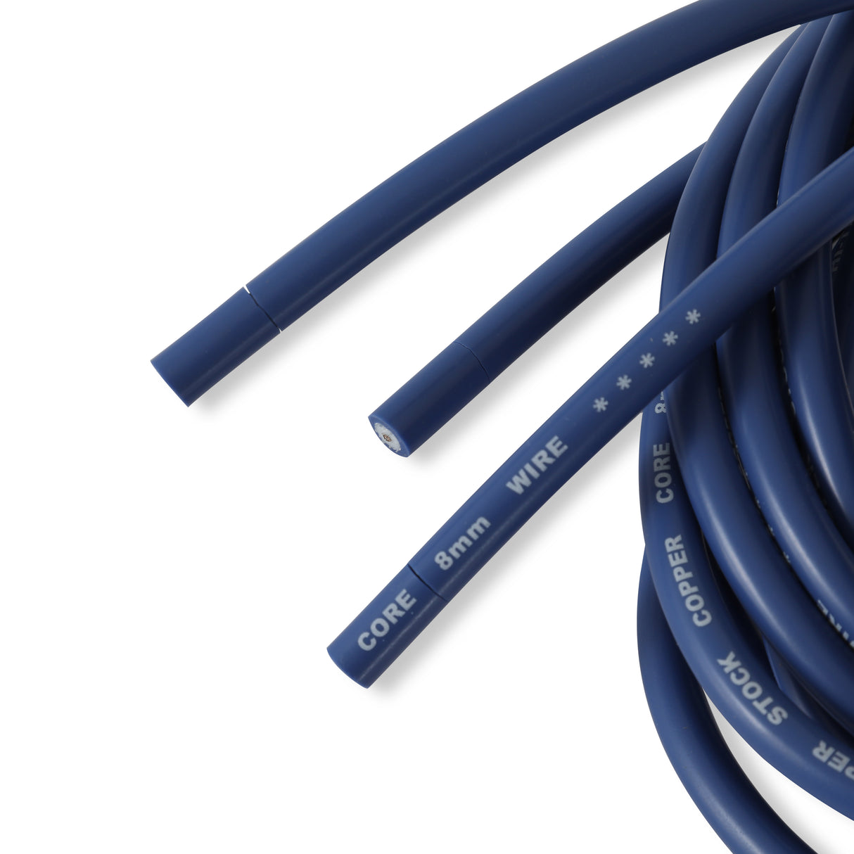 ACCEL Spark Plug Wire Set - Super Stock - Copper Spiral Core - 8mm - Blue - 4038B