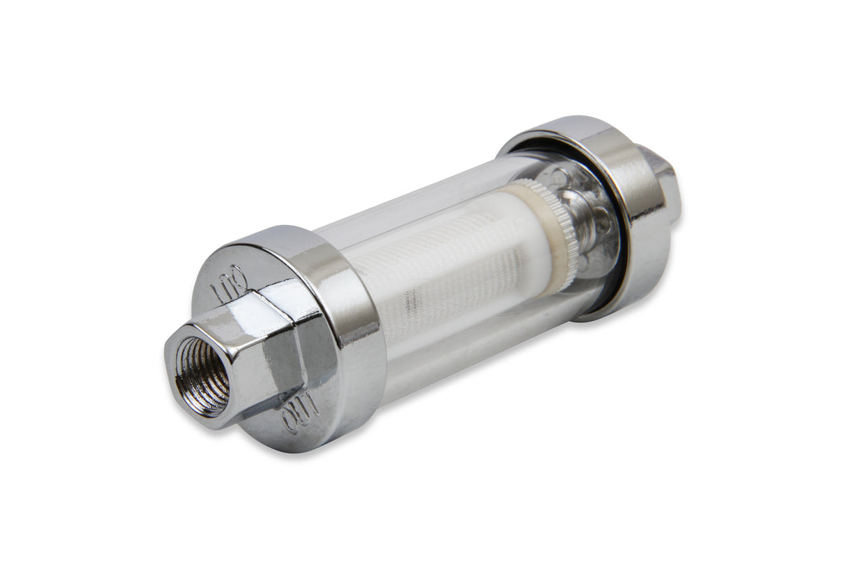 Mr Gasket Clearview Inline Fuel Filter - 9706