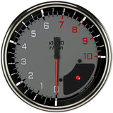 Classic Instruments Autocross Gray 5" Tachometer Gauge (10K) - AX71GSLF