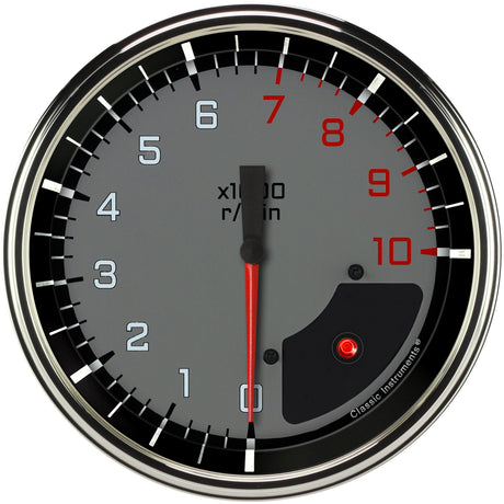 Classic Instruments AUTO CROSS GREY 5IN TACH 10K - AX71GSLF