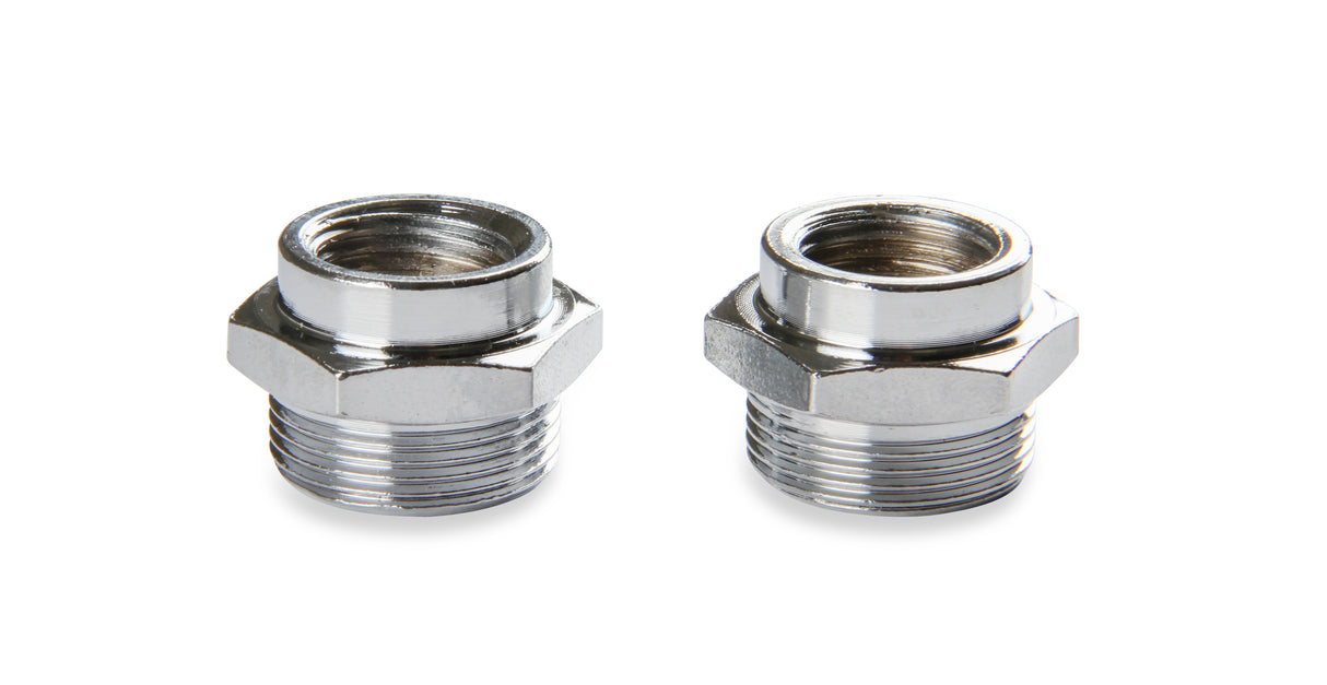 Mr Gasket Fuel Line - 3/8 Inch Dual Inlet - Chrome - 1552