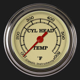 Classic Instruments Vintage 2 1/8" Cylinder Head Temp. Gauge - VT197SLF