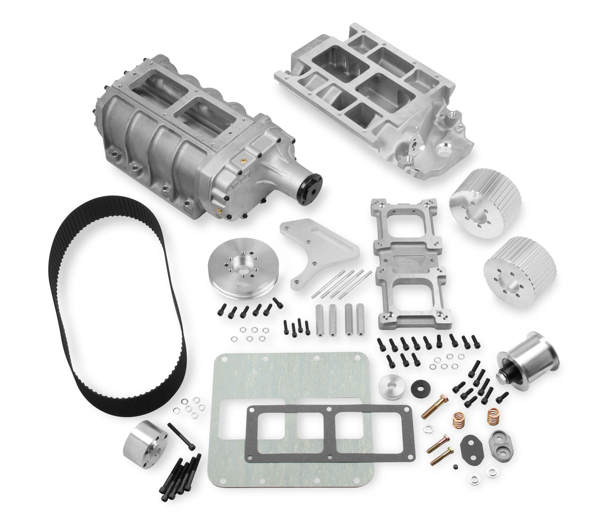 Weiand 6-71 Supercharger Kit - Satin - 7583