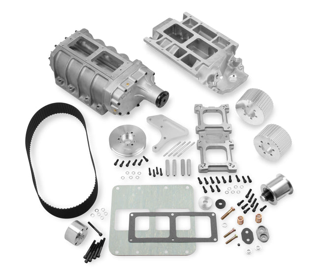 Weiand 6-71 Supercharger Kit - Satin - 7583