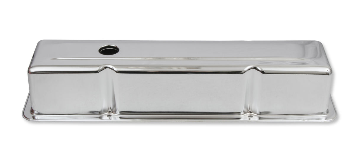 Mr Gasket Chrome Tall-Style Valve Covers without Baffle - 9801
