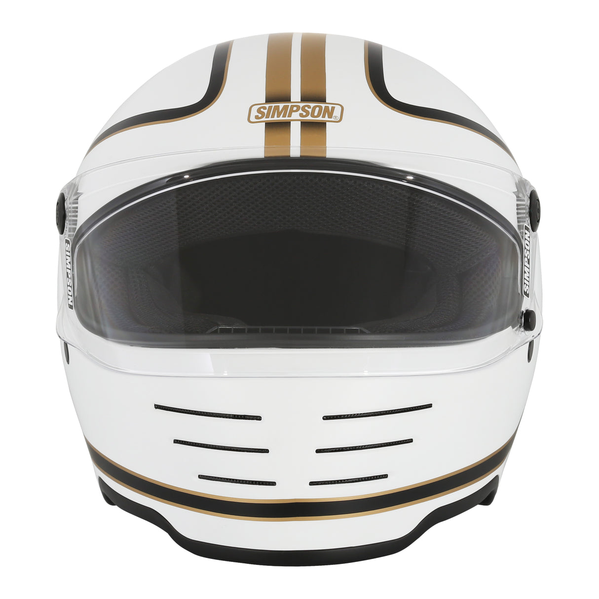 Simpson Motorcycle M62 Bandit Helmet - Hondo White - Extra Small - M62HONDO1XS