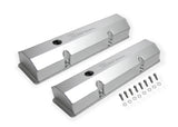 Holley 890010 Sniper Valve Cover - Fabricated Aluminum - SBC - Perim Bolt - Flat - Anodized