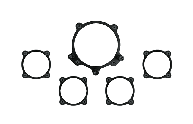 Classic Instruments Moal Bomber 5-gauge Trim Bezel Set - BZMA5GS