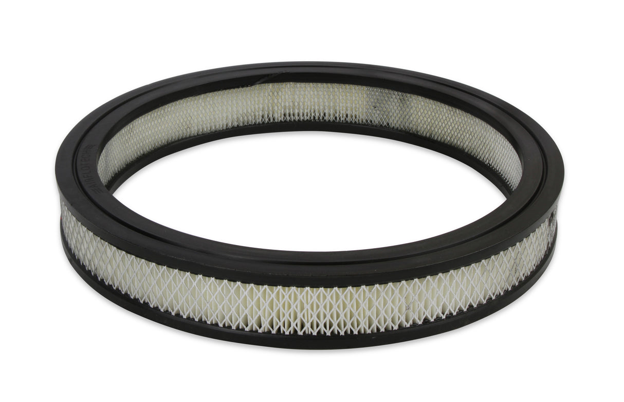Mr Gasket Air Cleaner - 14 Inch Diameter x 2-1/4 Inch Tall - Chrome - 1480