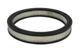 Mr Gasket Air Cleaner - 14 Inch Diameter x 2-1/4 Inch Tall - Chrome - 1480