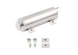 Mr Gasket Overflow Tank - 3 Inch Diameter 10" Height Polished Stainless Steel - 9133