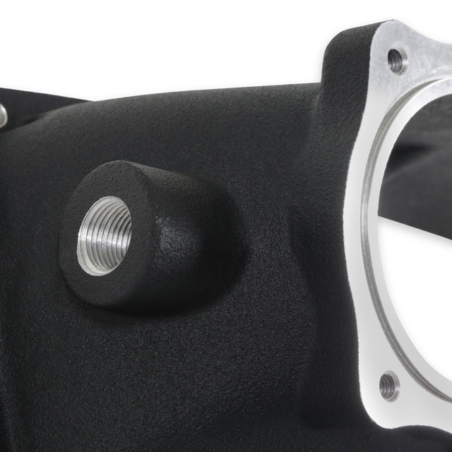 Holley 300-924BK Ford Coyote Throttle Adapter - Ultra Lo-Ram - Black