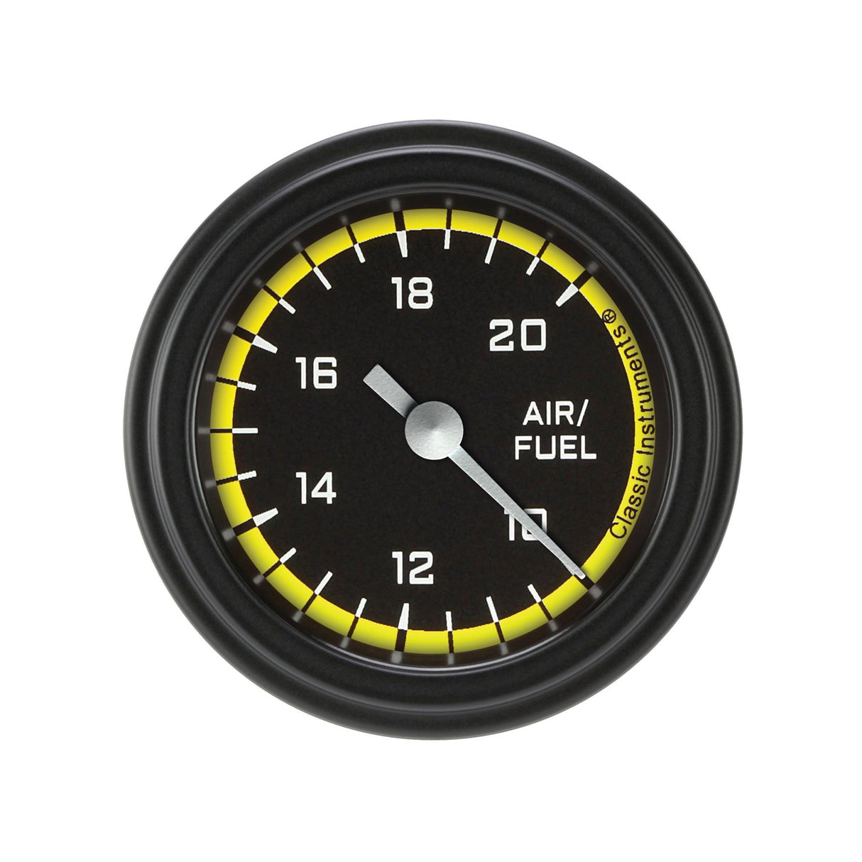 Classic Instruments Autocross Yellow 2 1/8" Air Fuel Ratio Gauge - AX194YBLF
