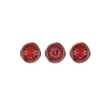 Classic Instruments V8 Red Steelie Three Gauge Set - V8RS04SHC