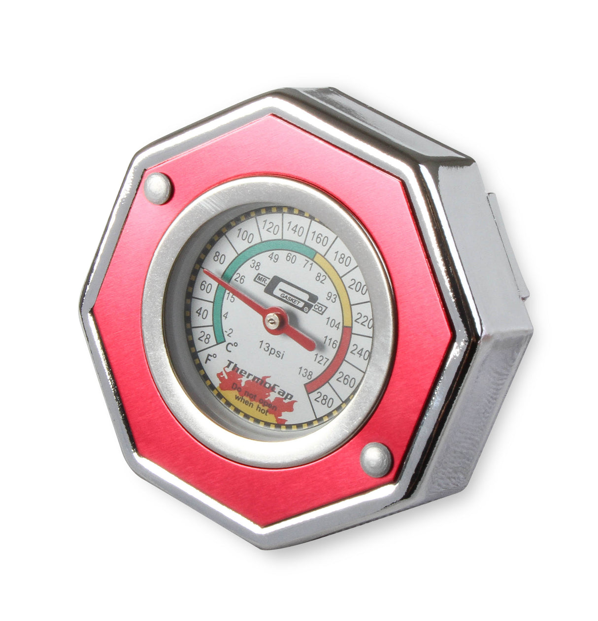 Mr Gasket Thermocap - 13 PSI - Red - 2470R